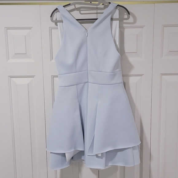 Robert Rodriguez Blue and White Neoprene Dress EUC - Picture 7 of 9